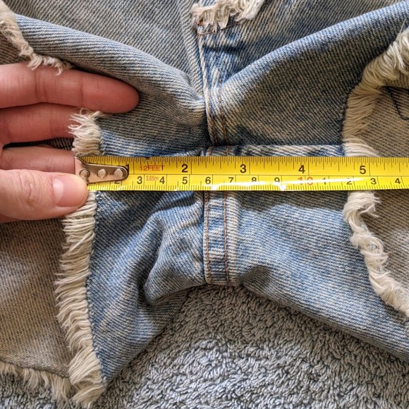Low Rise Denim Shorts 100% Cotton - Picture 10 of 10